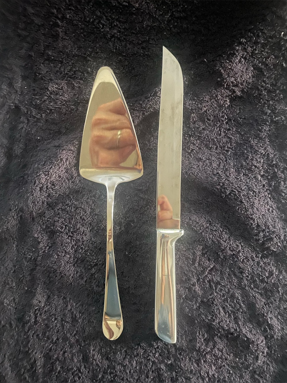 GUC Stainless cake knife and server